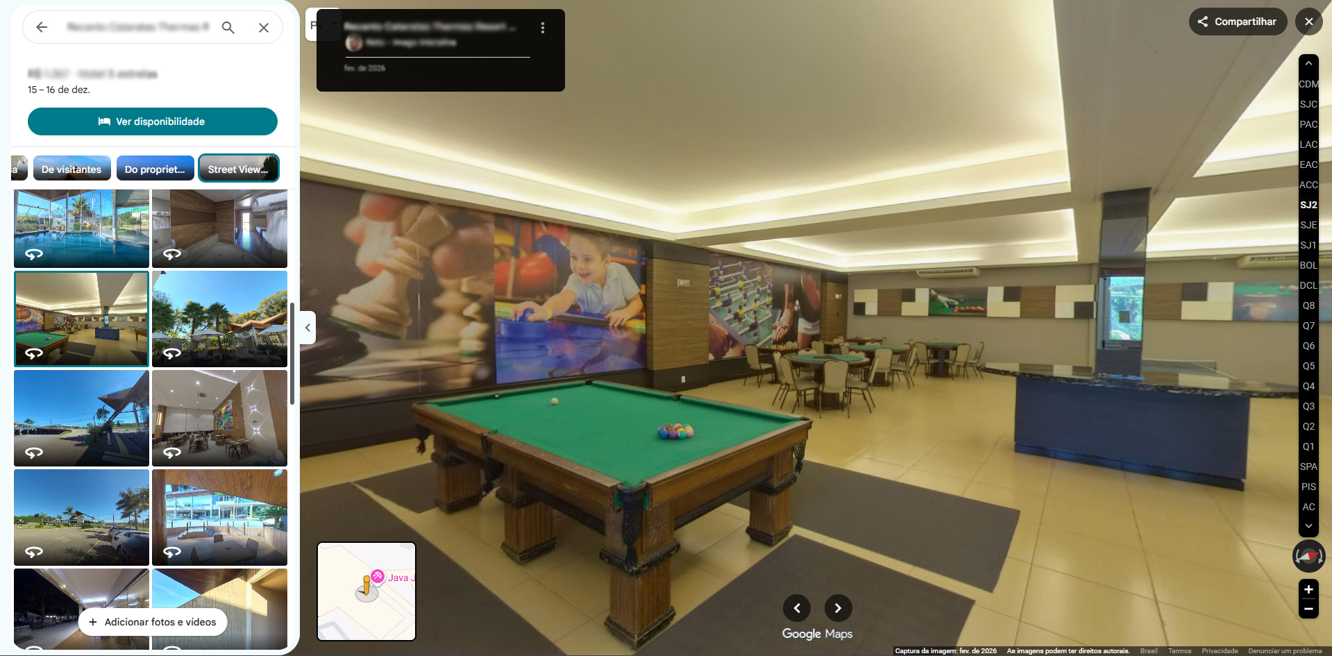 Exemplo de tour virtual 360° produzido para um cliente real